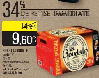 Match Bière la goudale offre