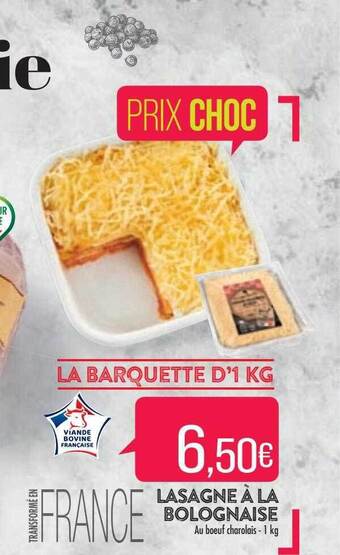 Match Lasagne à la bolognaise offre