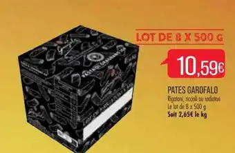 Match Pâtes garofalo offre