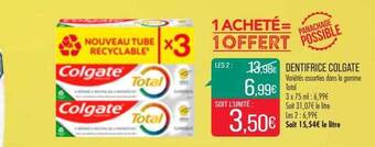 Match Dentifrice colgate offre