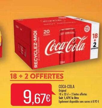 Match Coca-cola offre