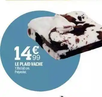 Centrakor Le plaid vache offre