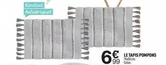 Centrakor Le tapis pompons offre