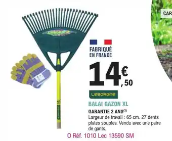 E.Leclerc Jardi Balai gazon xl leborgne offre