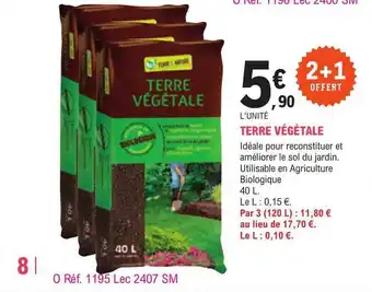E.Leclerc Jardi Terre végétale offre