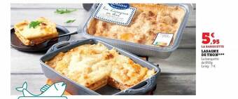 Hyper U Lasagne de thon offre