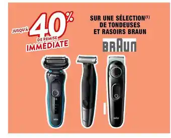 Tondeuses et rasoirs braun