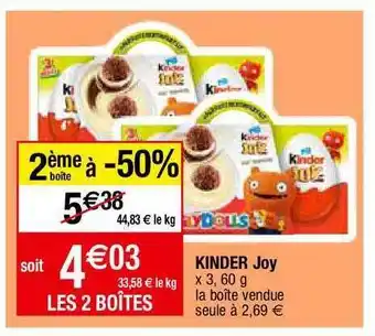 Migros Kinder joy offre