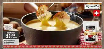Migros Fondue création wyssmüller offre