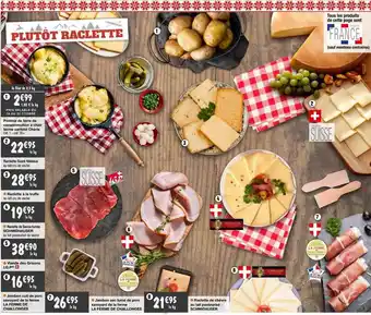 Pomme de terre de consommation à chair ferme variété chérie, raclette saint niklaus, raclette à la trufffe, raclette de savoi