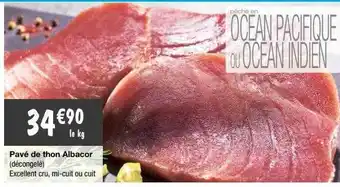 Migros Pavé de thon albacor offre