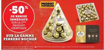 Hyper U La gamme ferrero rocher offre