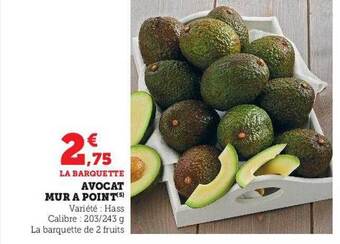 Hyper U Avocat mur à point offre