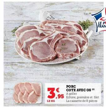 Porc côte avec os