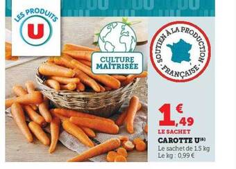 Hyper U Carotte u offre