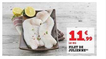 Hyper U Filet de julienne offre