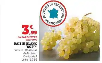 Raisin blanc