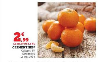 Hyper U Clémentine offre
