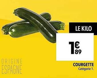 Supeco Courgette offre