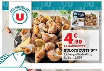 U Express Bulots cuits u offre