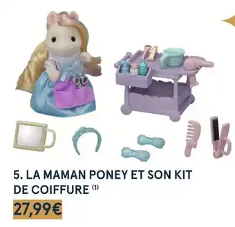 Monoprix La maman poney et son kit de coiffure offre