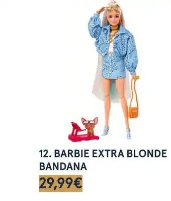 Barbie barbie extra blonde bandana