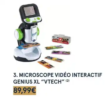 Monoprix Microscope vidéo interactif genius xl “vtech” offre