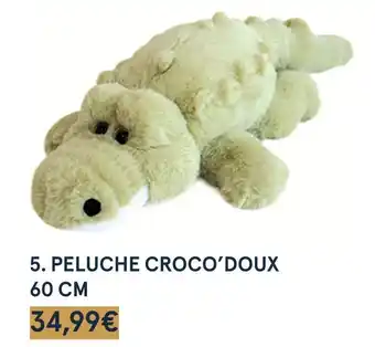 Peluche croco’doux 60 cm