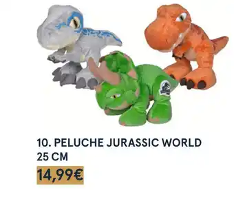 Peluche jurassic world 25 cm