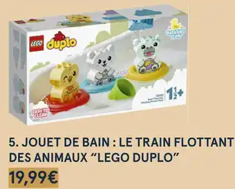 Monoprix Lego duplo jouet de bain : le train flottant des animaux offre