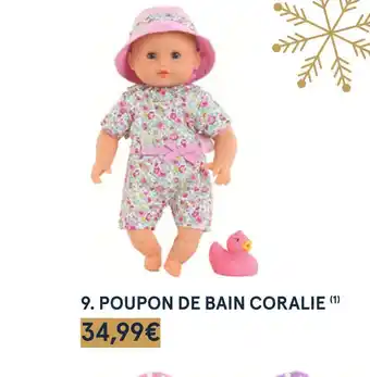 Monoprix Corolle poupon de bain coralie offre