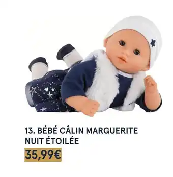 Monoprix Câlin bébé marguerite nuit étoilée offre