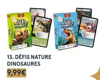 Monoprix Bioviva défis nature dinosaures offre