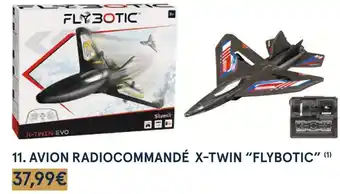 Monoprix Flybotic avion radiocommandé x-twin offre