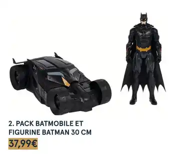 Monoprix Pack batmobile et figurine batman 30 cm offre