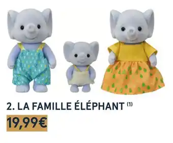 Monoprix La famille éléphant offre