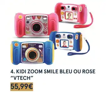 Monoprix Vtech kidi zoom smile bleu ou rose offre