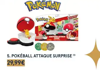 Monoprix Pokémon pokéball attaque surprise offre