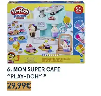 Monoprix Play-doh mon super café offre