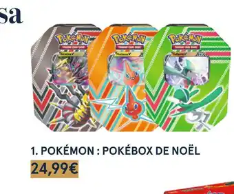 Pokémon : pokébox de noël