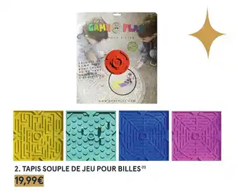 Monoprix Tapis souple de jeu pour billes offre