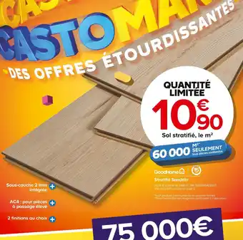 Castorama Goodhome stratifié sandolo offre