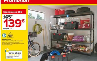 Castorama Étagère métal offre