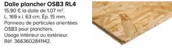 Castorama Dalle plancher osb3 rl4 offre
