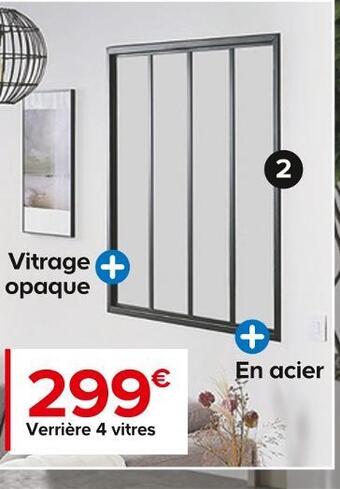 Verrière 4 vitres