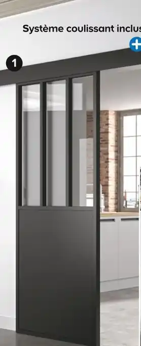 Castorama Porte atelier + système coulissant offre