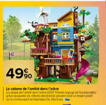 La cabane de l'amitié dans l'arbre