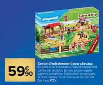 Centre d'entrainement pour chevaux playmobil