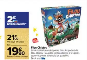 Carrefour Market Filou chiptou goliath offre