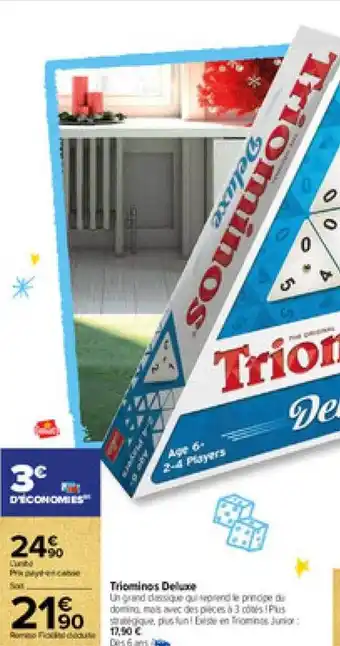Carrefour Market Triominos deluxe offre